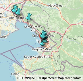 Mappa Via di Torre Bianca, 34134 Trieste TS, Italia (10.54308)