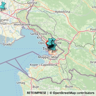 Mappa Via di Torre Bianca, 34134 Trieste TS, Italia (4.87636)