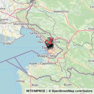 Mappa Via di Torre Bianca, 34134 Trieste TS, Italia (9.61091)