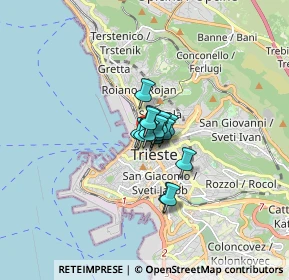 Mappa Via di Torre Bianca, 34134 Trieste TS, Italia (0.636)