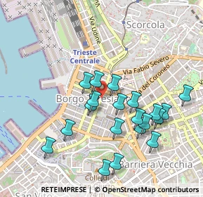 Mappa Via di Torre Bianca, 34134 Trieste TS, Italia (0.462)