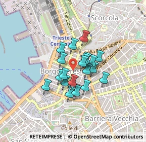 Mappa Via di Torre Bianca, 34134 Trieste TS, Italia (0.2745)