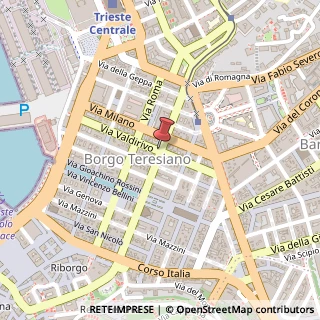 Mappa Via Valdirivo,  26, 34132 Trieste, Trieste (Friuli-Venezia Giulia)