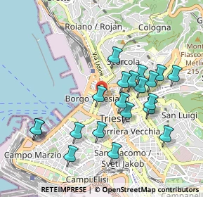 Mappa Via di Torre Bianca, 34134 Trieste TS, Italia (0.9255)