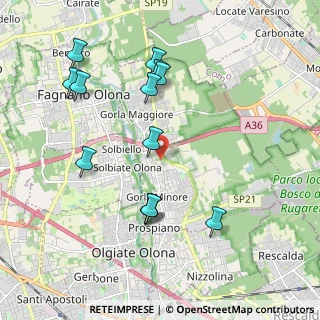 Mappa Via S. Francesco, 21054 Fagnano Olona VA, Italia (2.06)