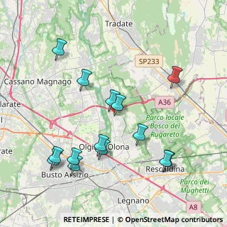 Mappa Via S. Francesco, 21054 Fagnano Olona VA, Italia (4.27214)