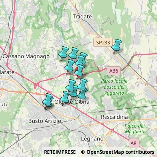 Mappa Via S. Francesco, 21054 Fagnano Olona VA, Italia (2.686)