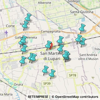 Mappa Via Manin, 35018 San Martino di Lupari PD, Italia (2.08316)