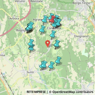 Mappa Via Cordona, 28019 Suno NO, Italia (1.8388)