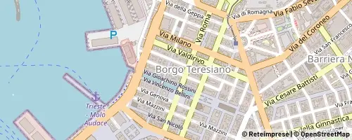 Mappa Trieste