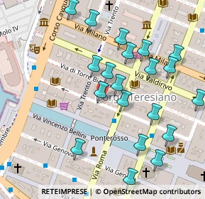 Mappa Via Trento, 34100 Trieste TS, Italia (0.1325)