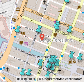 Mappa Via Trento, 34100 Trieste TS, Italia (0.1725)