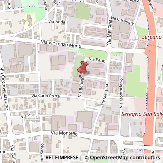 Mappa Via Berlino, 13, 20831 Seregno, Monza e Brianza (Lombardia)