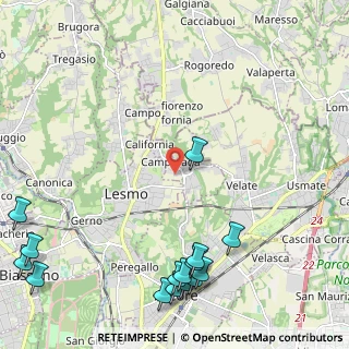 Mappa Via Pusiano, 20855 Lesmo MB, Italia (3.14133)
