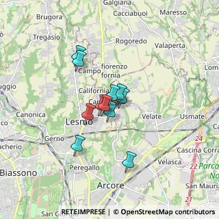 Mappa Via Pusiano, 20855 Lesmo MB, Italia (1.12091)