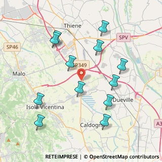 Mappa Via Verlato, 36030 Villaverla VI, Italia (4.22917)