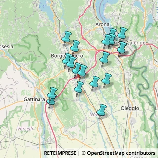 Mappa Località Molino Nuovo, 28012 Fontaneto d'Agogna NO, Italia (6.63)
