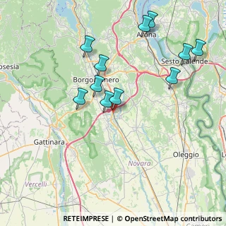 Mappa Località Molino Nuovo, 28012 Fontaneto d'Agogna NO, Italia (7.99182)