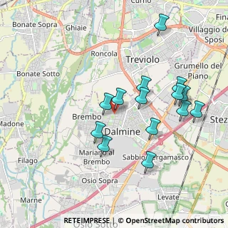 Mappa Via Mantegna, 24044 Dalmine BG, Italia (1.84571)