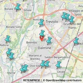 Mappa Via Mantegna, 24044 Dalmine BG, Italia (3.06176)
