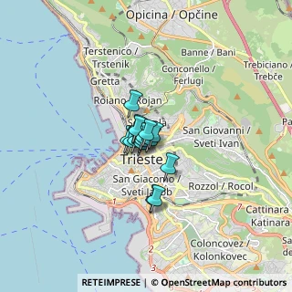 Mappa Via S. Francesco, 34133 Trieste TS, Italia (0.676)