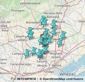 Mappa Piazza Generale Caviglia, 31050 Morgano TV, Italia (9.355)