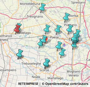 Mappa Piazza Generale Caviglia, 31050 Morgano TV, Italia (8.119)