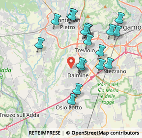 Mappa Via Camino Pizzo, 24044 Dalmine BG, Italia (3.83056)