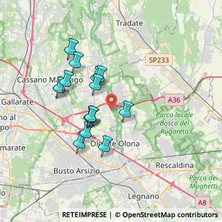 Mappa Via del Maino, 21058 Solbiate Olona VA, Italia (3.14333)
