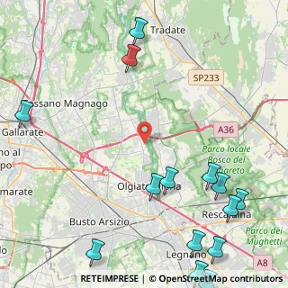 Mappa Via del Maino, 21058 Solbiate Olona VA, Italia (6.47786)