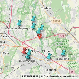 Mappa Via del Maino, 21058 Solbiate Olona VA, Italia (4.16)