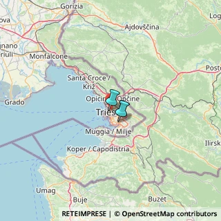 Mappa Via Cesare Battisti, 34133 Trieste TS, Italia (57.59125)