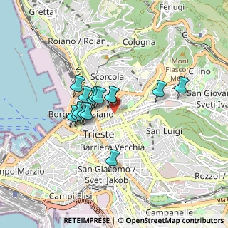 Mappa Via Cesare Battisti, 34133 Trieste TS, Italia (0.64733)