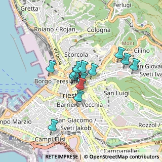 Mappa Via Cesare Battisti, 34133 Trieste TS, Italia (0.61214)