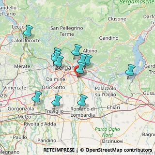 Mappa Via dei Donatori, 24050 Grassobbio BG, Italia (12.99917)