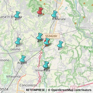 Mappa Via Resegone, 20866 Carnate MB, Italia (4.03273)