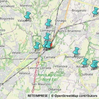 Mappa Via Resegone, 20866 Carnate MB, Italia (2.20583)