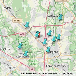 Mappa Via Varese, 22078 Turate CO, Italia (3.42364)