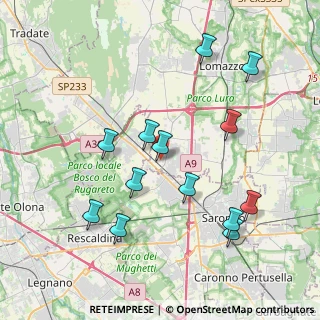 Mappa Via Varese, 22078 Turate CO, Italia (4.04923)