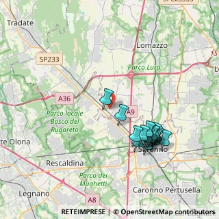 Mappa Via Varese, 22078 Turate CO, Italia (3.83778)