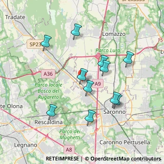 Mappa Via Varese, 22078 Turate CO, Italia (3.56455)