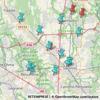 Mappa Via Varese, 22078 Turate CO, Italia (4.66923)