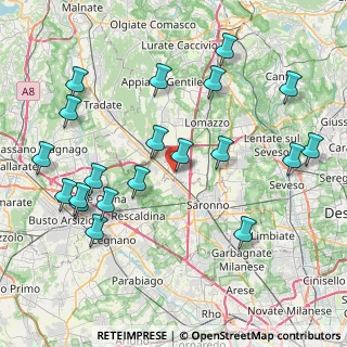 Mappa Via Varese, 22078 Turate CO, Italia (9.2335)