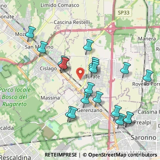 Mappa Via Varese, 22078 Turate CO, Italia (2.0205)