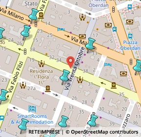 Mappa Via XXX Ottobre, 34132 Trieste TS, Italia (0.134)