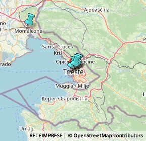 Mappa Via XXX Ottobre, 34132 Trieste TS, Italia (39.69636)