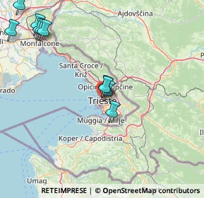 Mappa Via XXX Ottobre, 34132 Trieste TS, Italia (29.98421)
