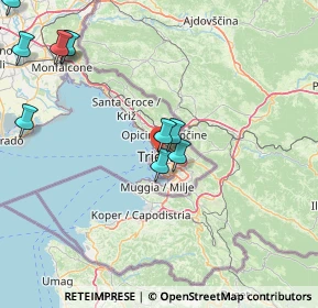 Mappa Via XXX Ottobre, 34132 Trieste TS, Italia (27.40529)