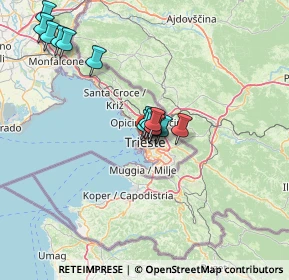 Mappa Via XXX Ottobre, 34132 Trieste TS, Italia (12.43071)