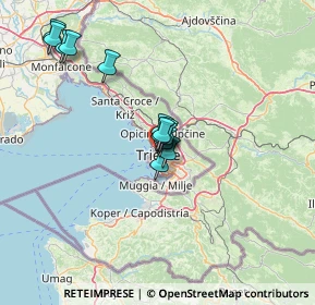 Mappa Via XXX Ottobre, 34132 Trieste TS, Italia (10.55385)